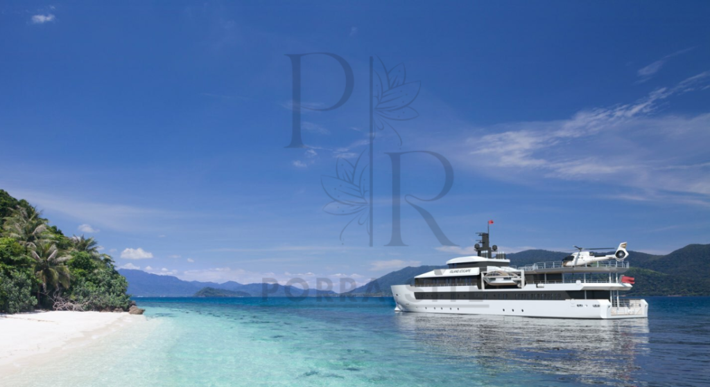 Luxury Yacht Island Escape